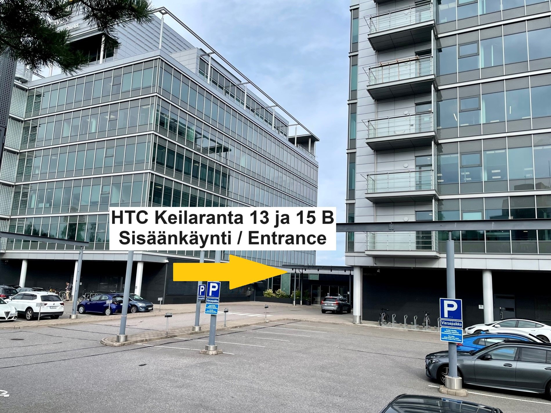 HTC Keilaranta 13 and 15 B Entrance 